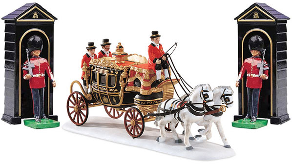 Queen's Parliamentary Coach with Two Grenedier Guards